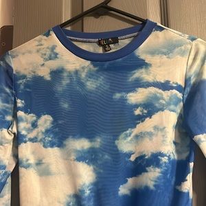 Delia's 90s Mesh Cloud Crop